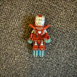 Lego Mini Fig Iron Man Silver Centurion