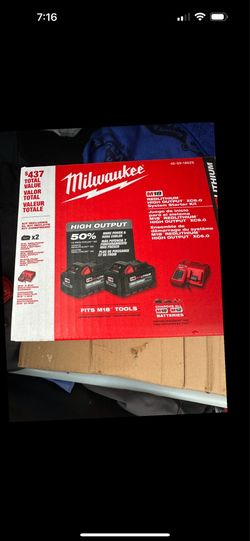 M18 18-Volt Lithium-Ion High Output Starter Kit with Two 6.0 Ah Battery and Charger