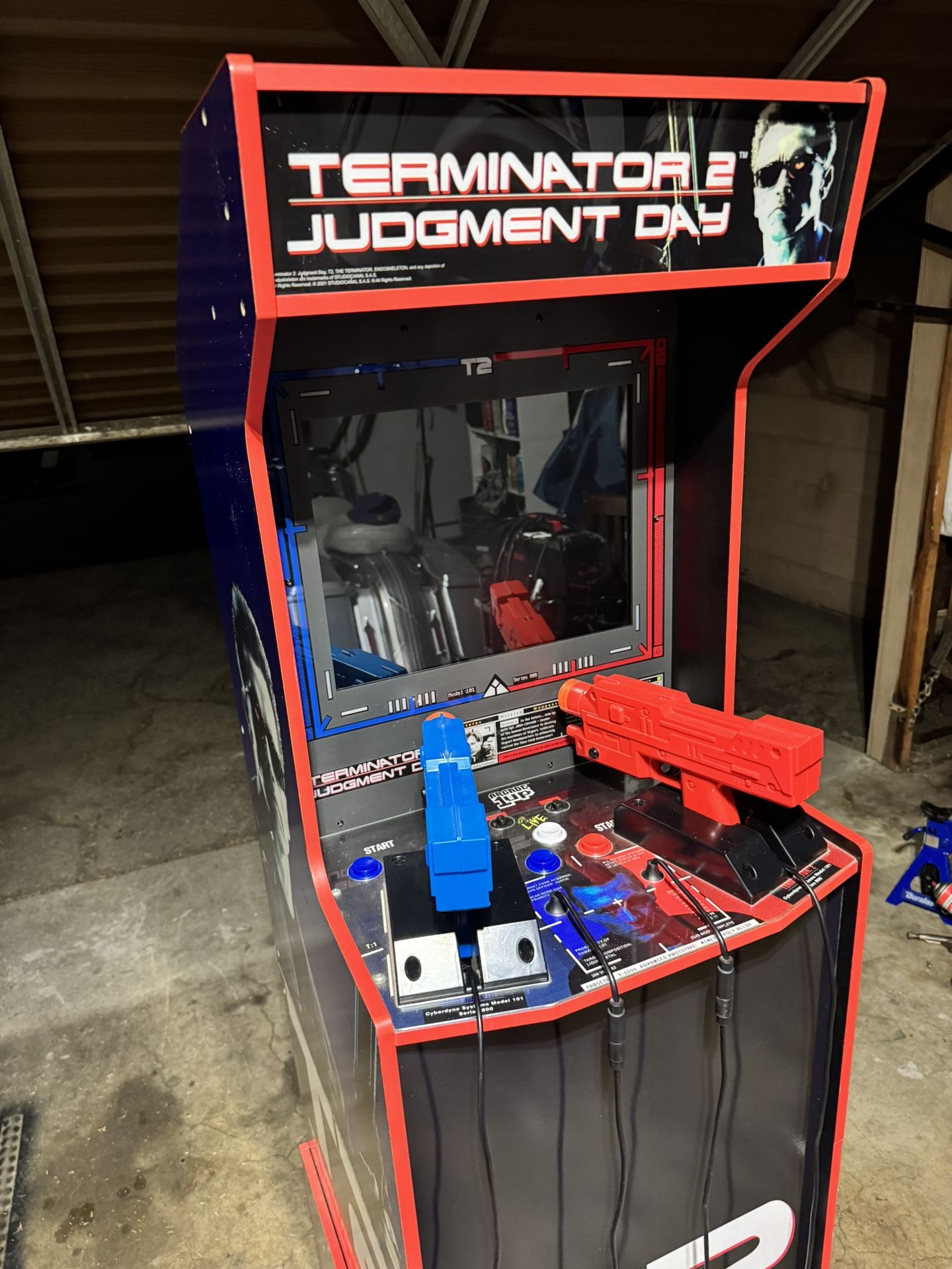 1up Terminator 2 Judgment Day Arcade