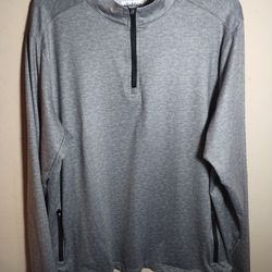 Chubbies Shirt Lakeside Momentum Quarter Zip Pullover Preppy Golf Performance Men L