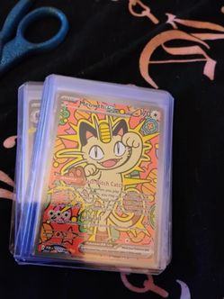 Pokemon Meowth card Perfect order