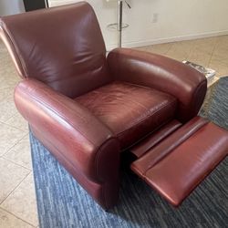 Red Leather Recliner for  Sale