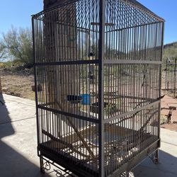 Wrought Iron Bird Cage