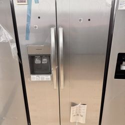 New Frigidaire 36" 25.6 Cu. Ft. Stainless Steel Side-by-Side Refrigerator FRSS2623AS