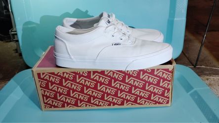 Vans Doheny Canvas Triple White Sneakers – women’s 10