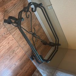 Metal/ Glass top Living room Table