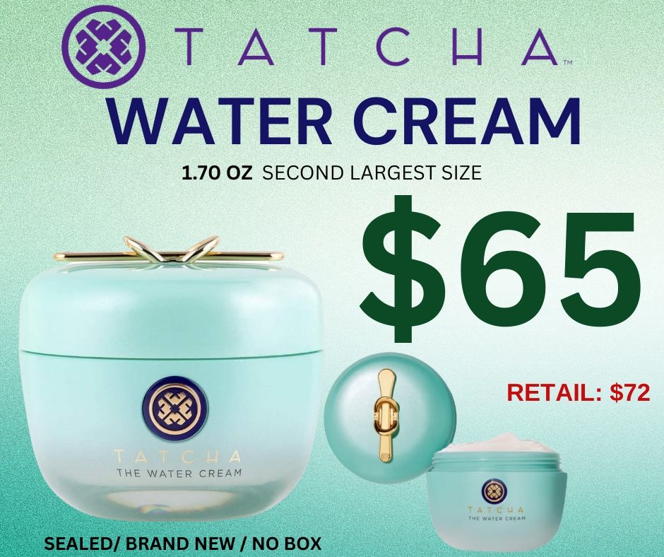 Tatcha The Water Cream – 1.7 fl oz – Brand New & Sealed