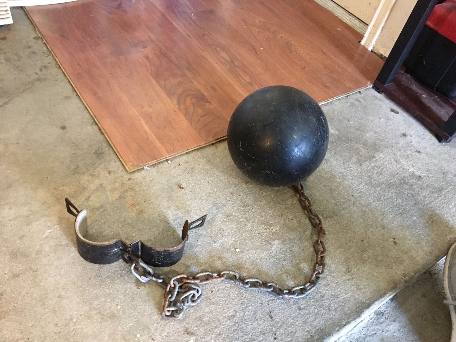 Ball and chain gag gift