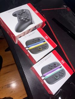 Switch 2 pro controller and joy cons