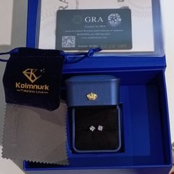 Kolmnurk Timless Love 1ct Masinite Studs 