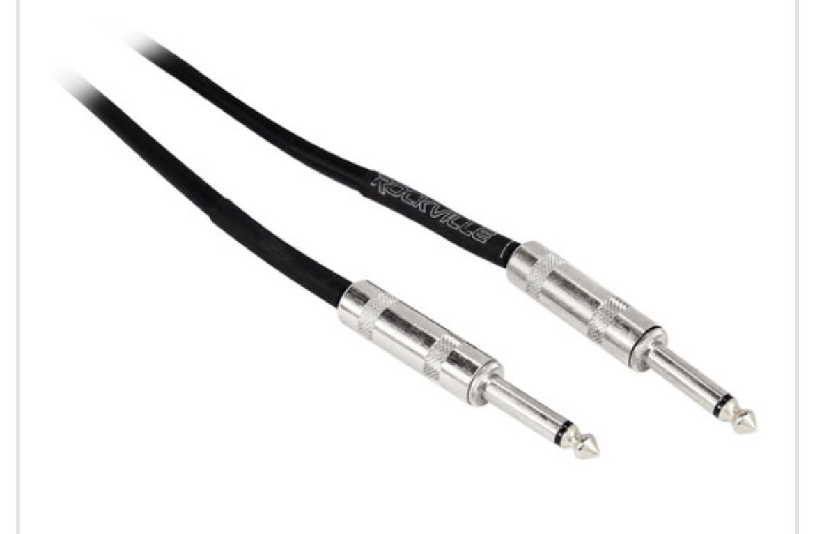 2 Pro Audio & Lighting Rockville RCTT1610 10' 16 AWG 1/4" TS to 1/4" TS Speaker Cable 100% Copper