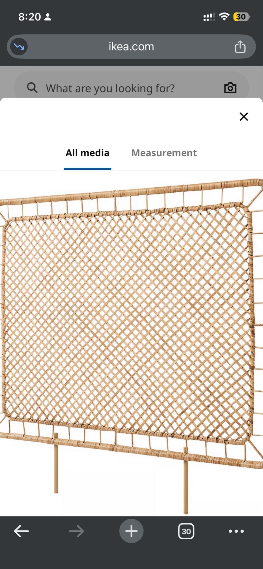 IKEA tolknig headboard