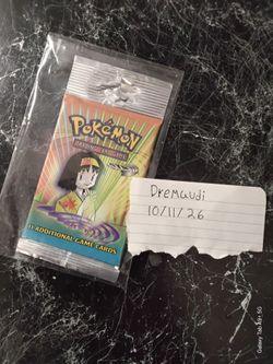 Pokemon TCG Gym Heroes Vintage Booster Pack 11 Cards (Over 21g)