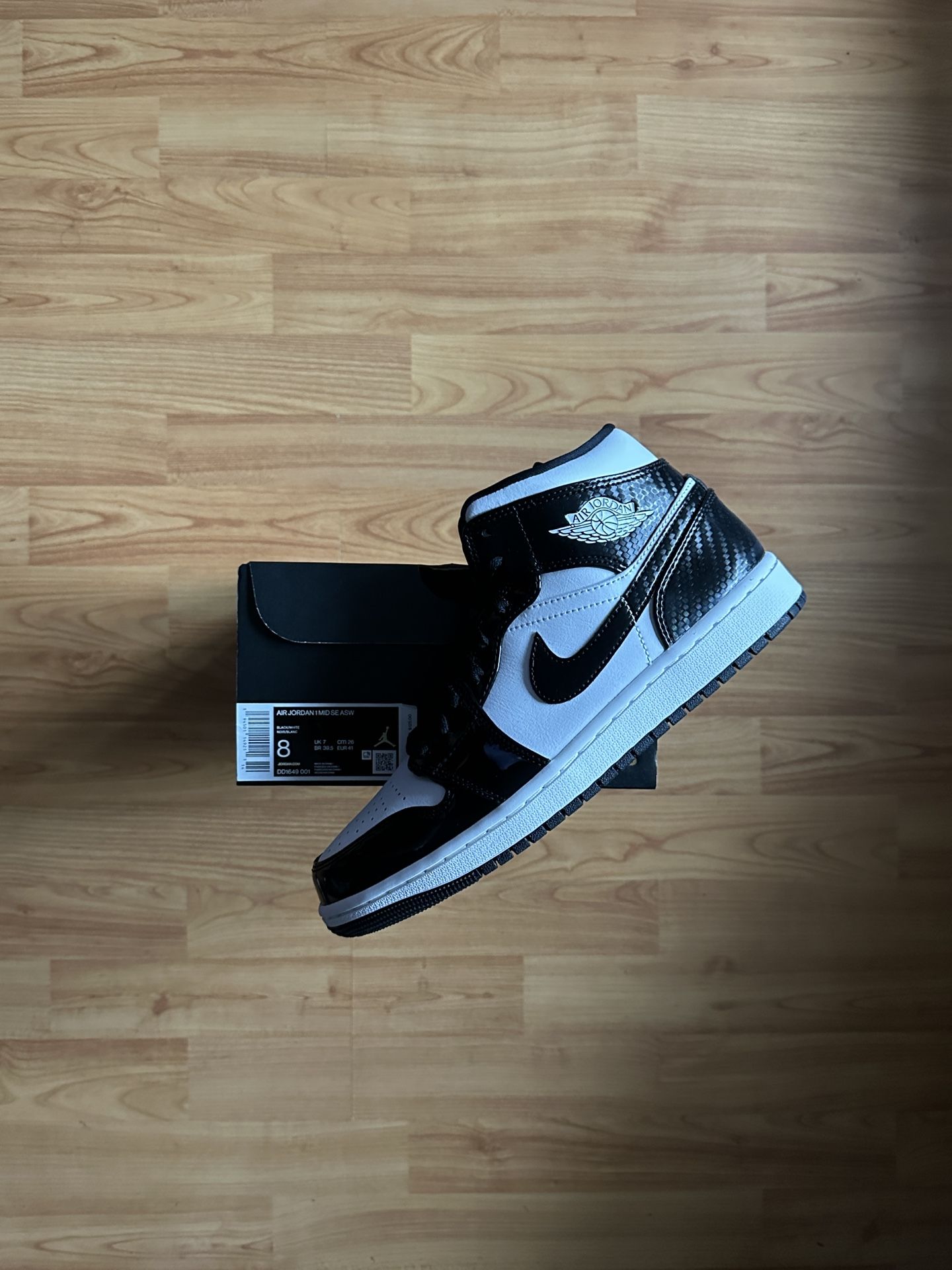 Jordan 1 Mid ASW Carbon Fiber Size 8