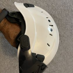 Construction Helment With Sun Visor.