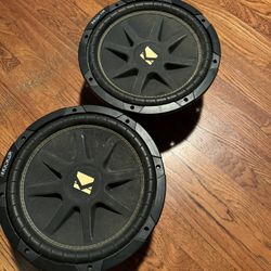 2 12” Kicker Subwoofers 