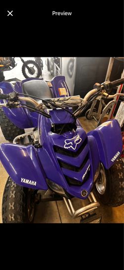 2024 blue Yamaha ATV