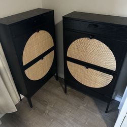 1 Entryway Shoe Cabinet Organizers