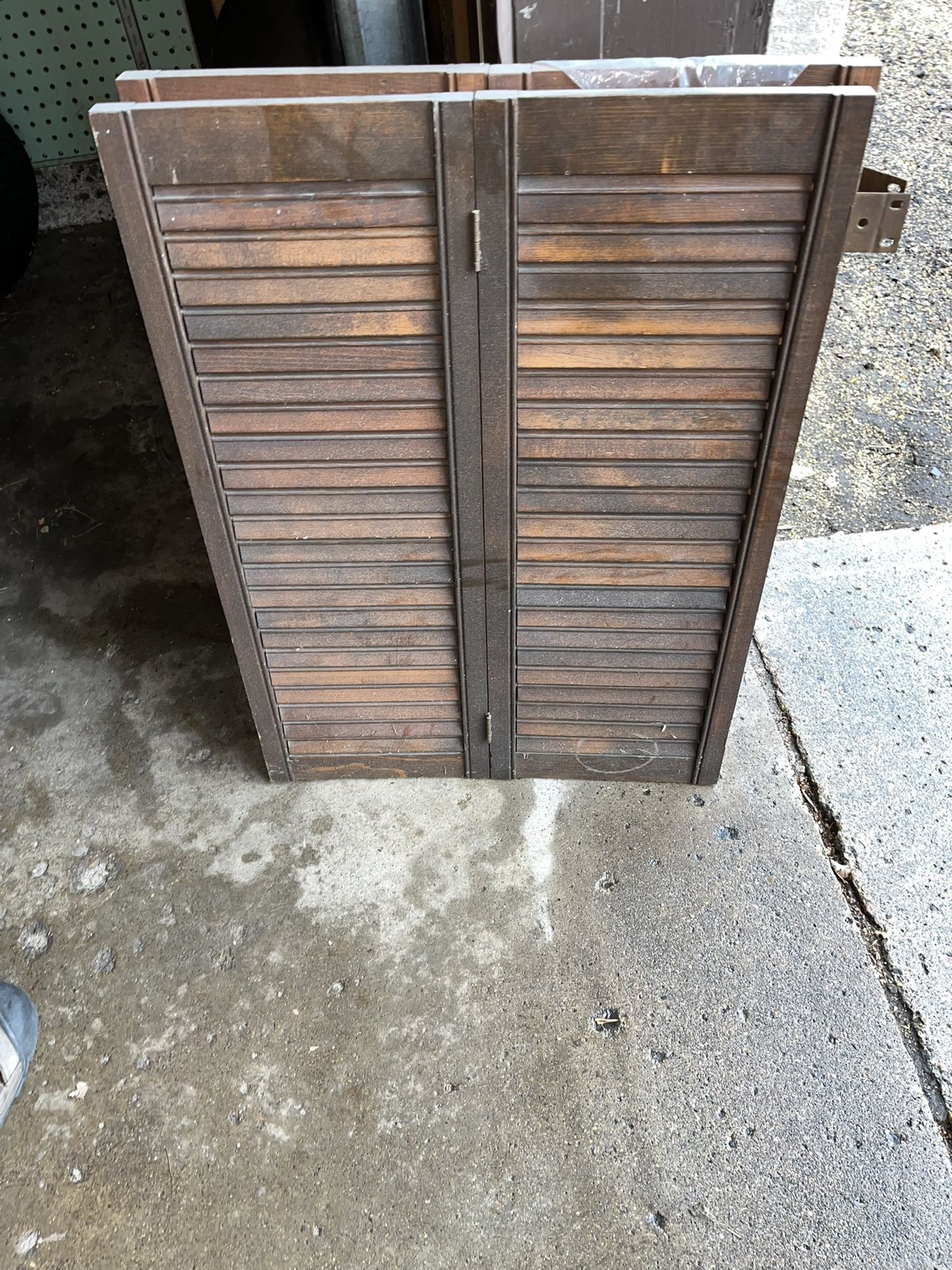 Antique Wood Window Shutters