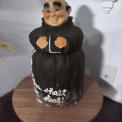 Vintage Monk Cookie Jar.