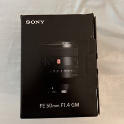 Sony FE 50mm f/1.4 GM G Master Full-Frame E-Mount Lens (SEL50F14GM)