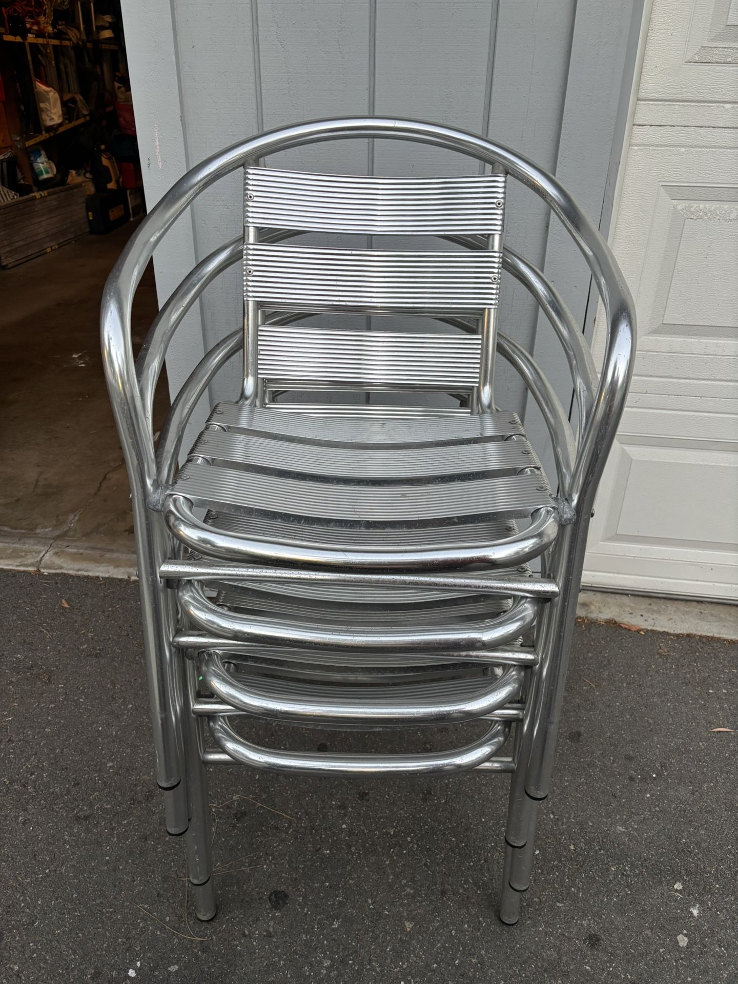 Aluminum chairs