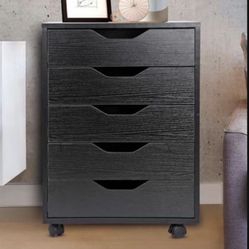 Cabinet Simple Style 5 Drawers Organization