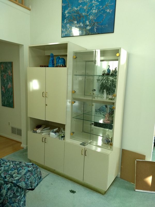 White bar / Cabinet with key for Sale in Rochester, NY ...