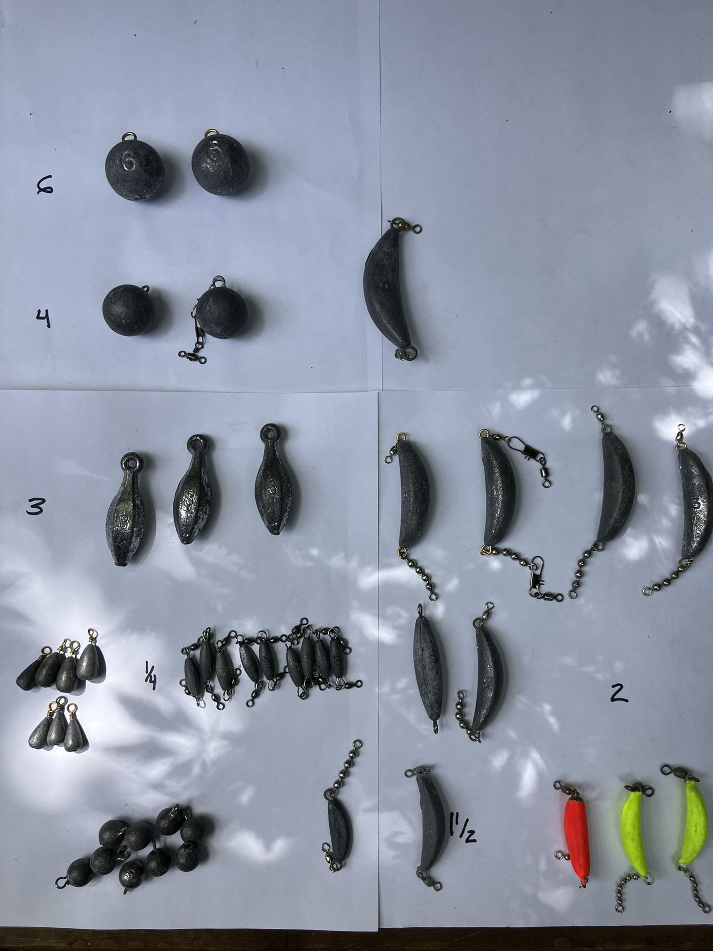Salmon Fishing Weights