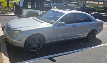 2002 Mercedes-Benz S500 – Clean Title / Reg 2027 / 20" Wheels – Runs - Mechanic Special