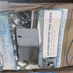 Plastic Resin Storage Shed With Floor 