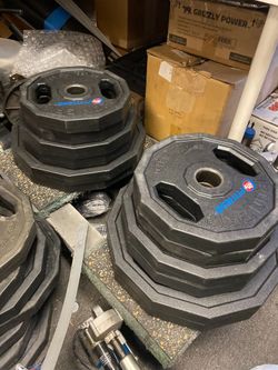 Iron Grip Olympic Weight Plates 