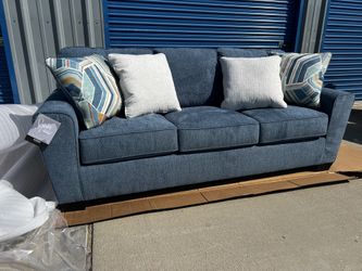 Brand New. Ashley Sofa. Blue. Only 1 Available. $449