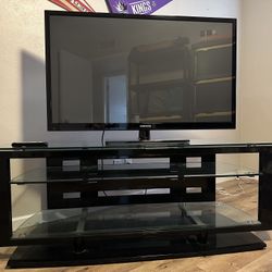51” Samsung TV and TV Stand