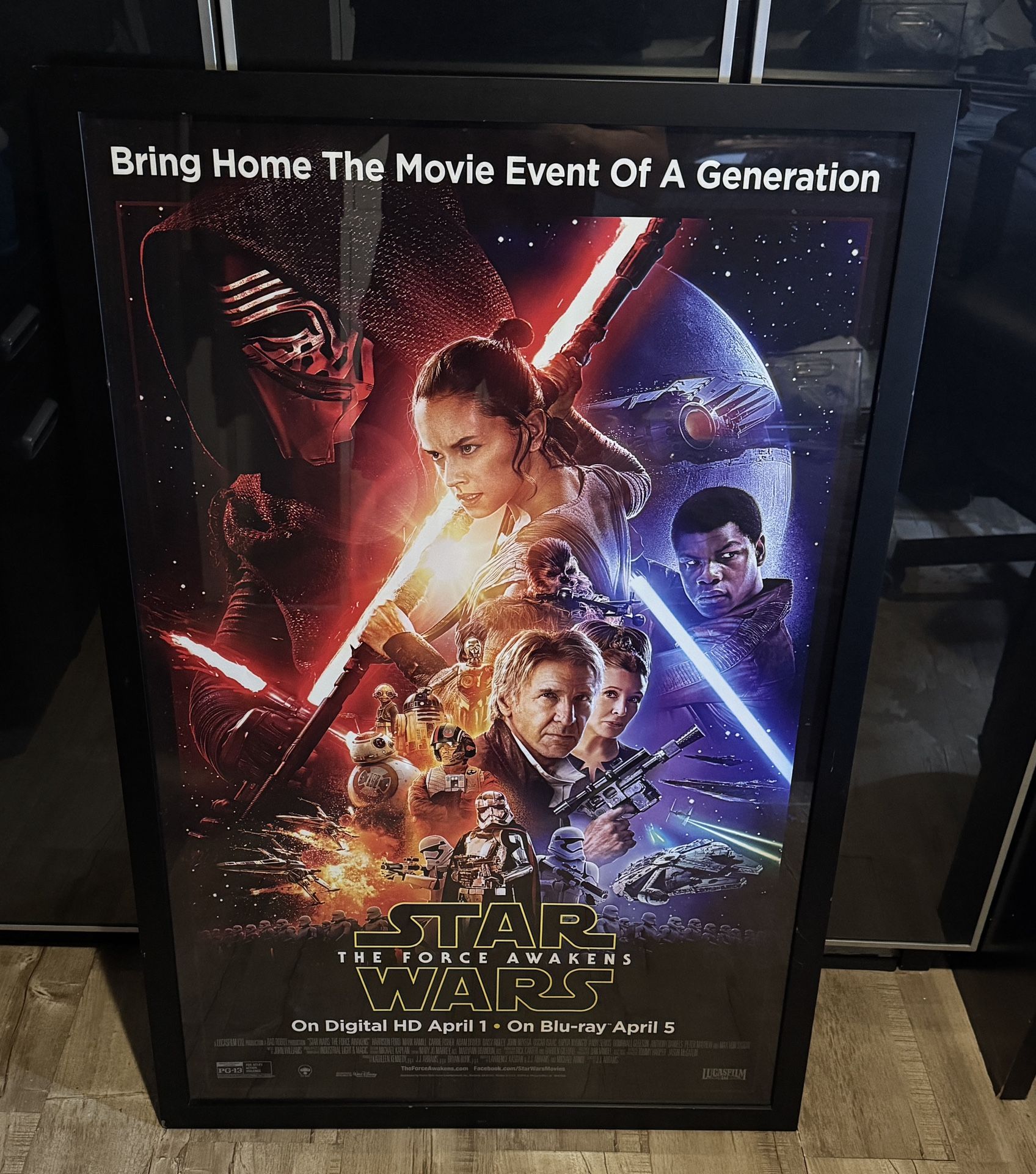 Star Wars The Force Awakens 26x40 Home Video Release Poster