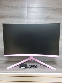 Westinghouse 27" 200hz VA FHD Gaming Monitor Pink 1080p built-in speakers
