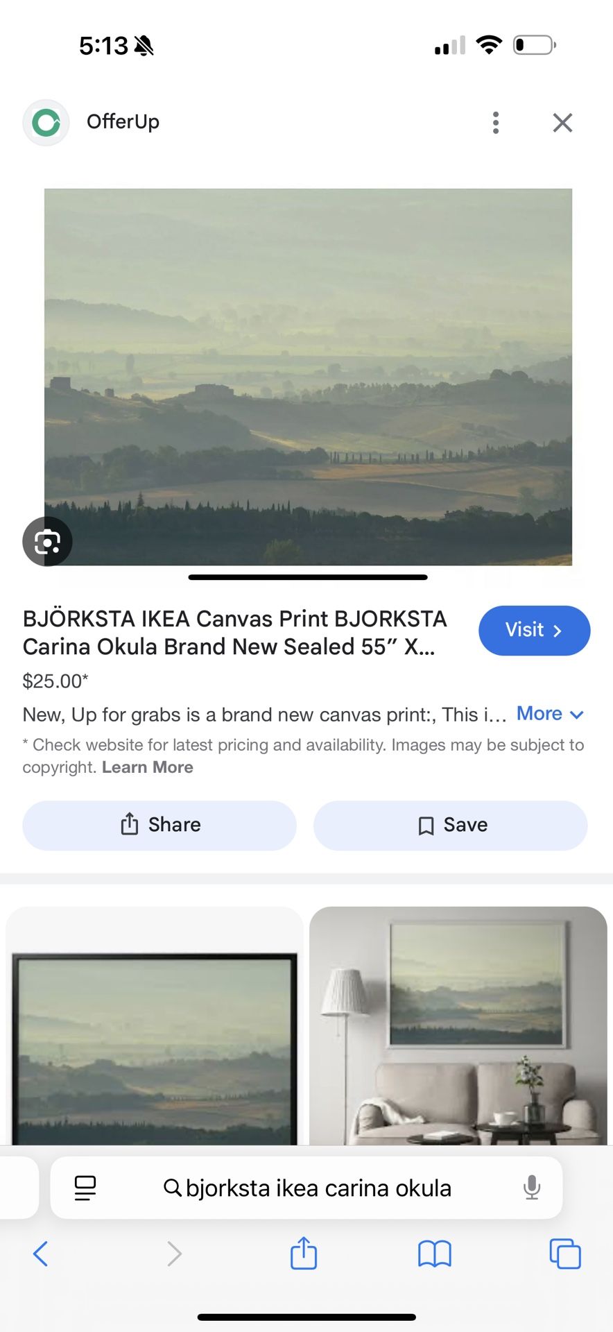 Large IKEA Wall Art