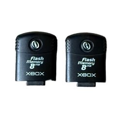 2 XBox Flash Memory 8mb Cards | Tested | Verified Working 