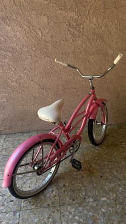 pink kids bike