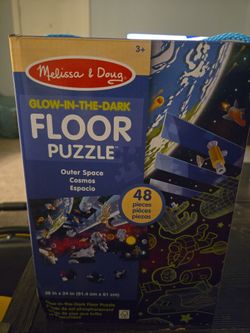 Glow in the Dark Space Puzzle