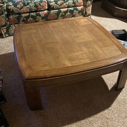Large Square Table, End table and Long Wall Or Back of Sofa Table
