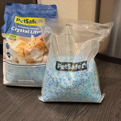 unopened petsafe crystal litter