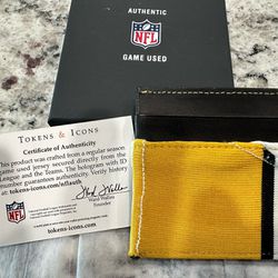 Steelers Game Worn Jersey Wallet