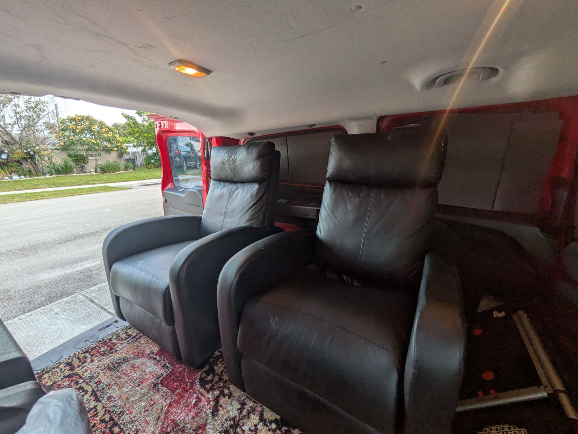 Pair of recliner chairs