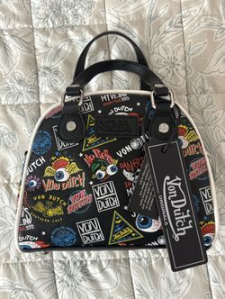 NWT Von Dutch Bowler Bag Crossbody