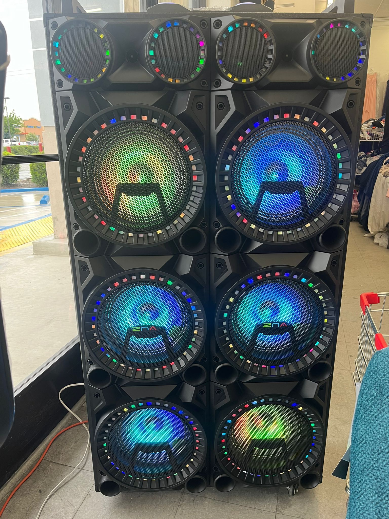 Karaoke speaker, 25000W, 6 x 10”