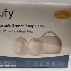 EUFY Wearable Breast Pump S1 Pro Hands-Free Comfort Heating Tech App Control NEW