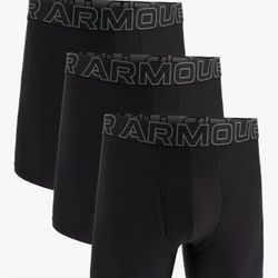 Under Armour mens Multi-pack Performance Tech Boxerjock Brief, 6" Inseam