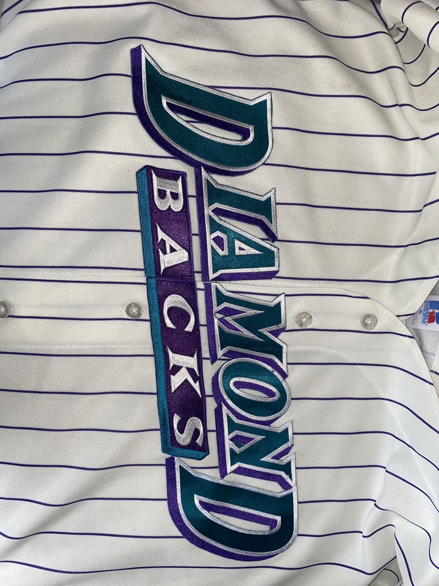 VTG Late 90s Russell Diamondbacks Home Jersey for Sale in Gilbert, AZ -  OfferUp