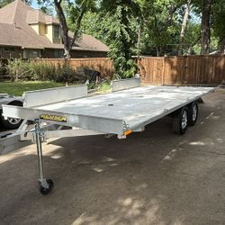 2024 New Aluma Tráiler Atv 18x90 Clean Title /polaris Sportsman/can An Outlander/ Kawasaki Mule/Honda Recon /rzr Higlifter/xp4 XMR Xtp X3 /Renegade 